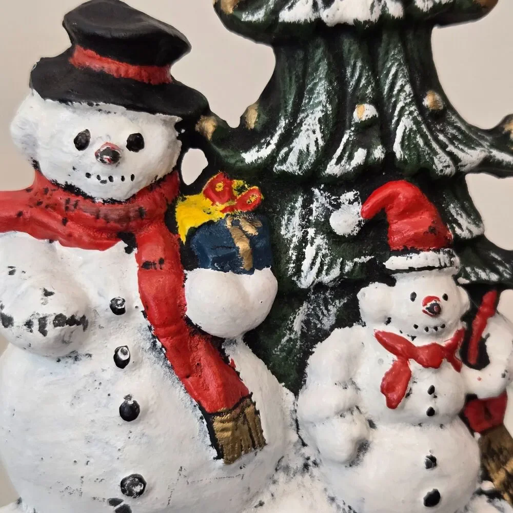 Set 3 Lulu Decor Black Cast Iron Christmas Stocking Holders 2019 Bear Trees Deer